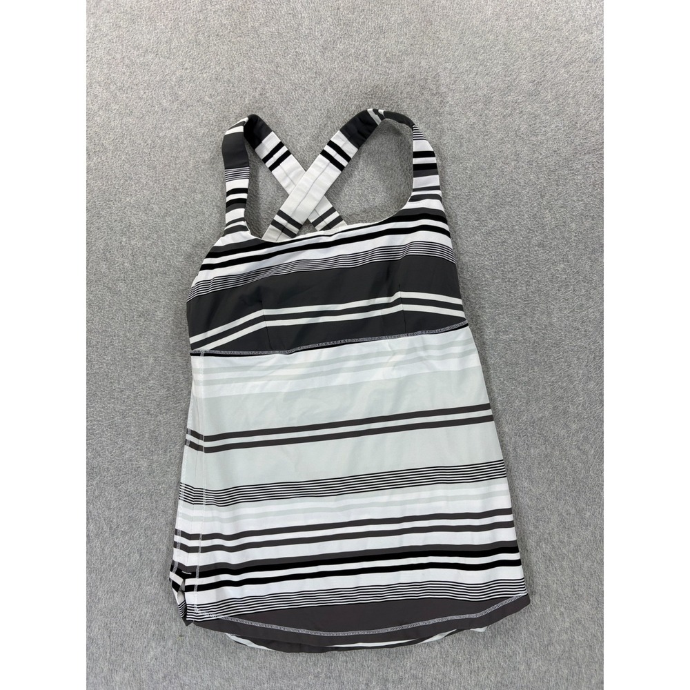 Lululemon Performance Running Training Tank Top (Women's Medium) Gray